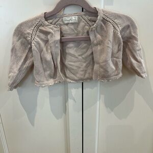 Mayoral Light beige Knit Sweater cardigan 4-6m